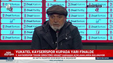 Beşiktaş Kayserispor maçı sonrasında Hikmet Karaman basın toplantısı düzenledi!