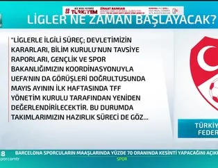 Ligler en erken Haziran'da başlayacak