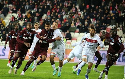 EMS Yapı Sivasspor 3-3 Trabzonspor MAÇ SONUCU-ÖZET 6 gollü düellonun galibi yok!