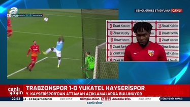 Trabzonspor Kayserispor maçı sonrası Joseph Attamah: Evimizde en iyisini yapacağız