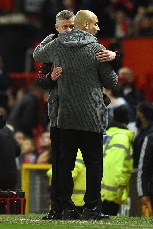 Manchester United - Manchester City maçından kareler...