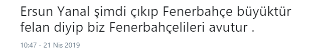 Taraftardan Ersun Yanal’a şok tepki!