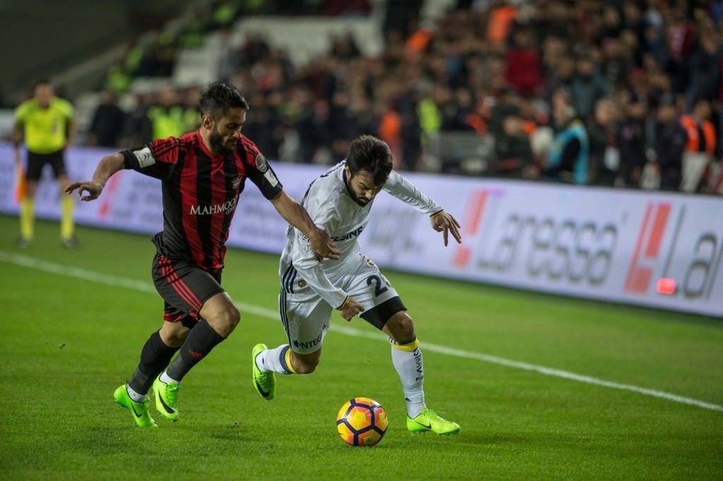 Gaziantepspor-Fenerbahçe karşılaşmasından kareler