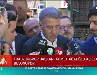 Trabzonspor Başkanı Ahmet Ağaoğlu: Sosa ve Novak ile anlaştık, menajerlerle görüşüyoruz