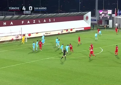 GOL | Türkiye U21 5-0 San Marino U21