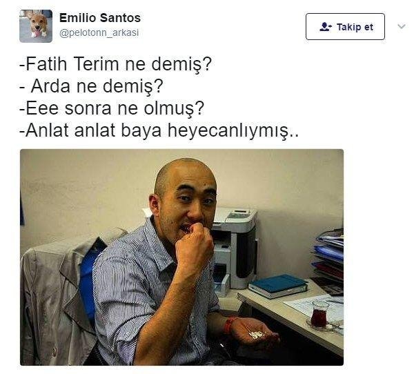 Fatih Terim ve Arda Turan’a ilginç sözler