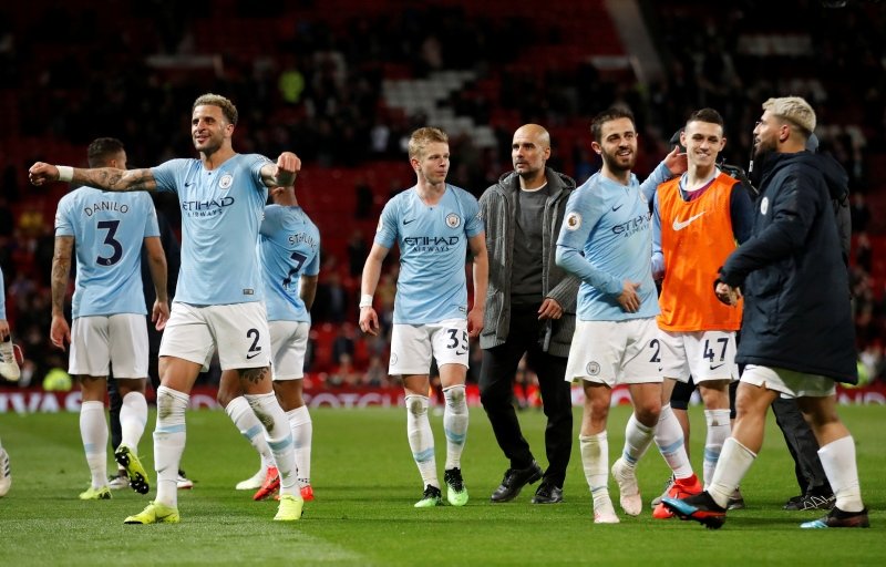 Manchester United - Manchester City maçından kareler...