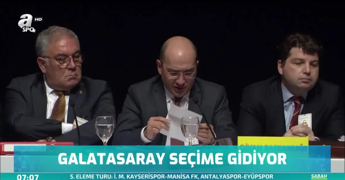 Galatasaray seçime gidiyor