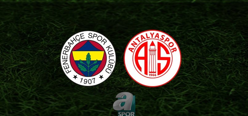 Fenerbahçe - Antalyaspor maçı ne zaman, saat kaçta ve hangi kanalda? | Spor Toto Süper Lig