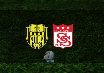 Ankaragücü - Sivasspor maçı | CANLI