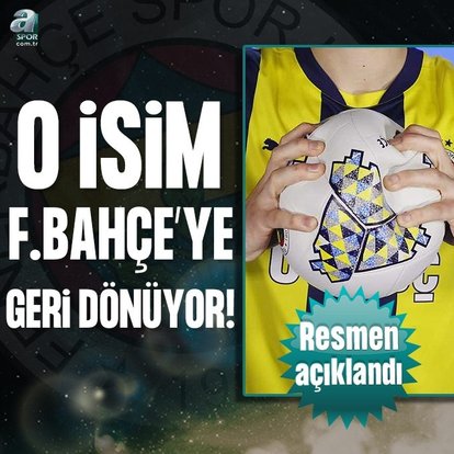 O isim F.Bahçe’ye geri dönüyor!