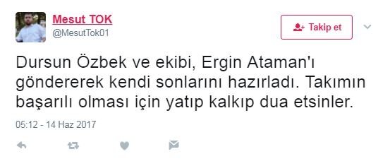 Ergin Ataman gitti sosyal medya sallandı