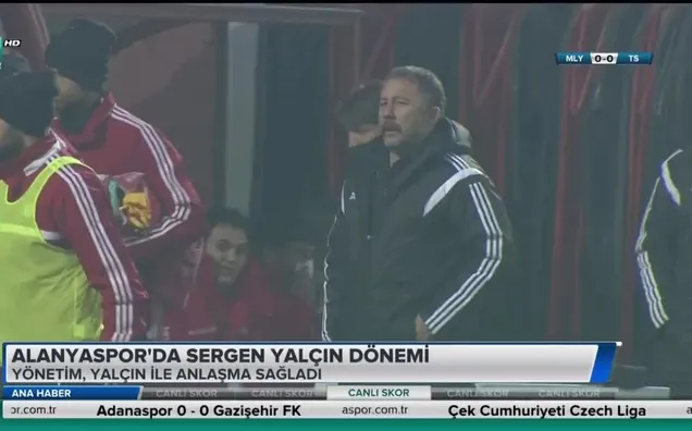 Alanyaspor'da Sergen Yalçın dönemi