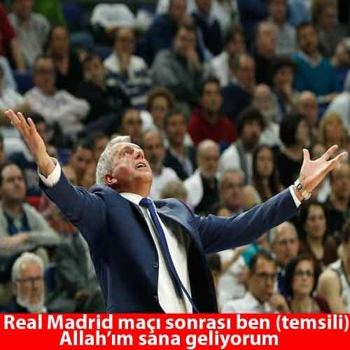 Real Madrid-Fenerbahçe caps’leri