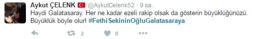 Galatasaray, Fethi Sekin’in oğlu için söz verdi