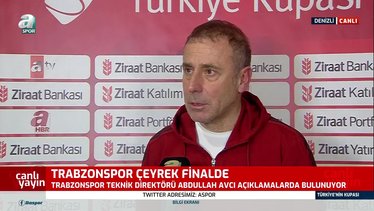 Trabzonspor Teknik Direktörü Abdullah Avcı'dan şampiyonluk sözleri! "Güzel günler göreceğiz"