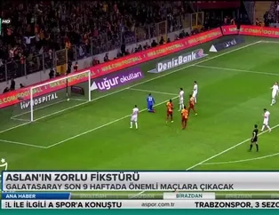 Galatasaray'ın zorlu fikstürü
