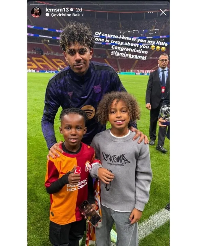 Lamine Yamal ile Mario Lemina arasında dikkat çeken diyalog! Yıldız isimden olay yanıt - 3