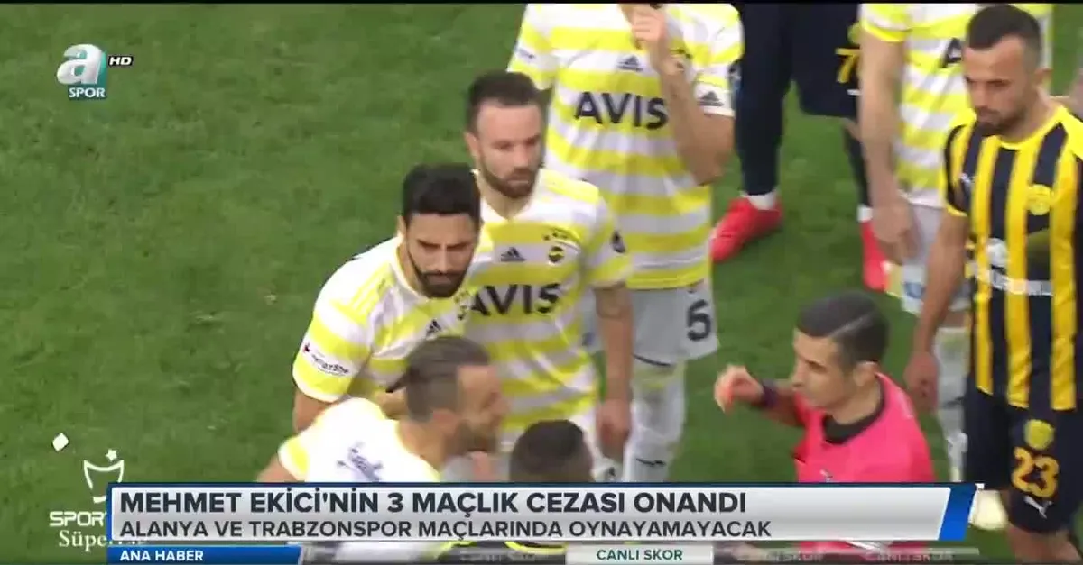 Mehmet Ekici'nin 3 maçlık cezası onandı