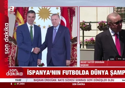Başkan Erdoğan: İnşallah bize de şampiyonluk nasip olur