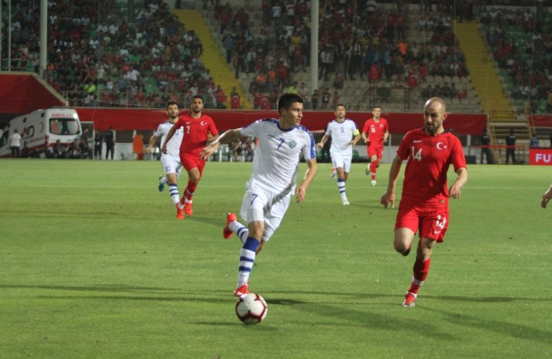 Türkiye - Özbekistan maçından kareler...