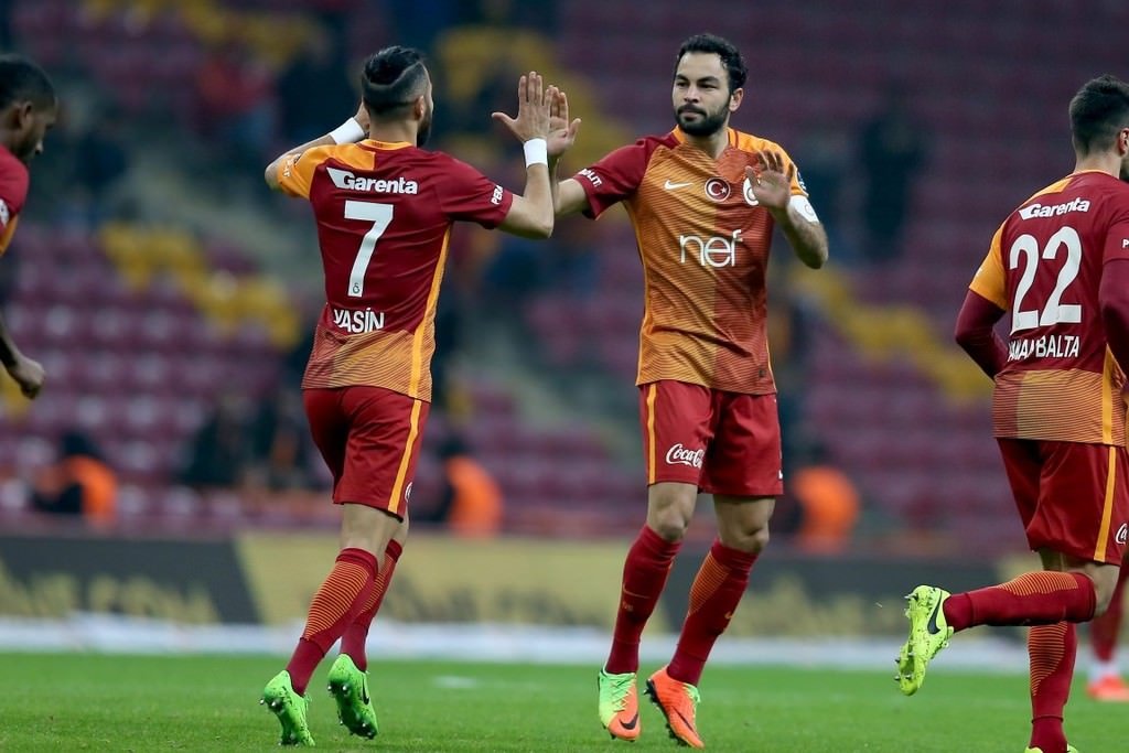 Galatasaray-Gençlerbirliği karşılaşmasından kareler