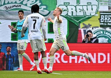 Werder Bremen tek attı 3 aldı!