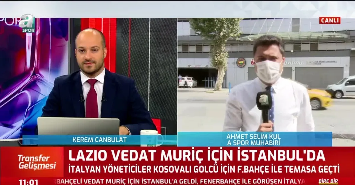 Lazio Vedat Muriqi için İstanbul'da