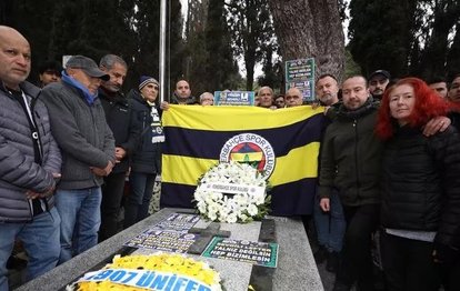 Fenerbahçe Lefter Küçükandonyadis’i kabri başında andı