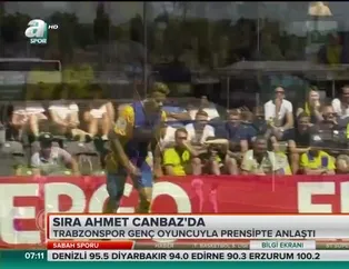 Trabzonspor'da sıra Ahmet Canbaz'da