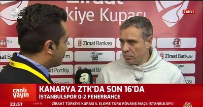 Ersun Yanal: Fenerbahçe iki kulvarda da sonuna kadar gidecek