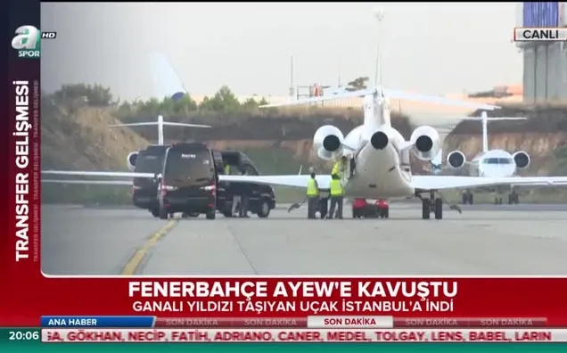 Andre Ayew İstanbul'da! İşte ilk görüntüler
