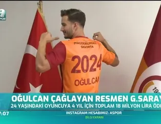 Oğulcan Çağlayan resmen Galatasaray'da