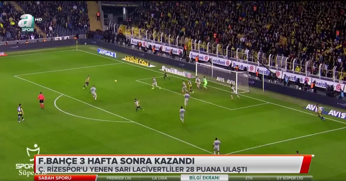 Fenerbahçe 3 hafta sonra kazandı