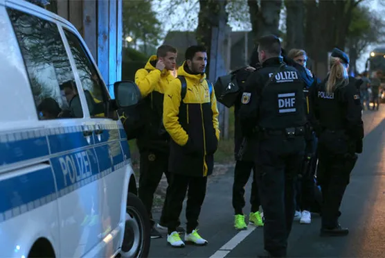 Patlama sonrası Nuri Şahin ve Emre Mor