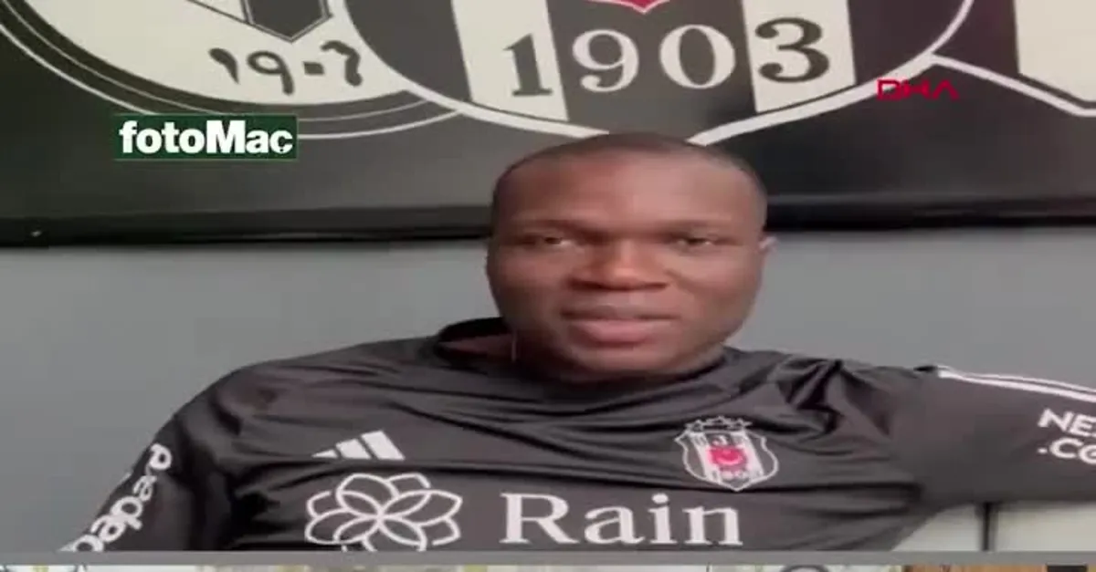 Abou'dan minik Beşiktaş taraftarına videolu mesaj!