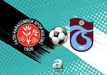 F. Karagümrük - Trabzonspor maçı hangi kanalda?