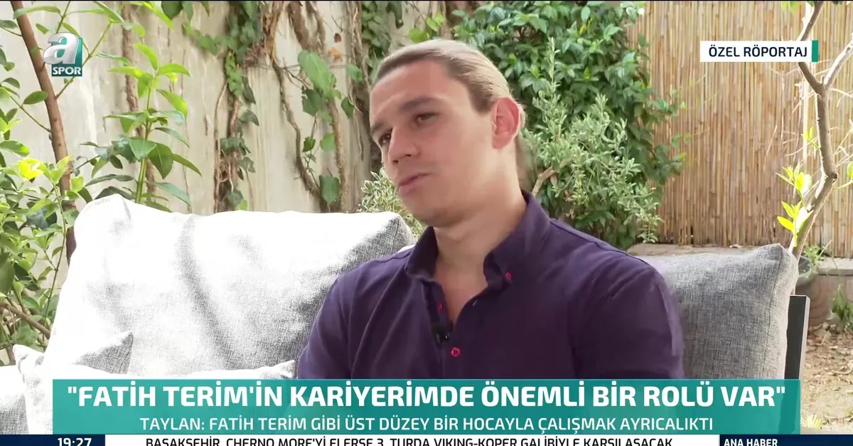 Taylan Antalyalı: Fatih Terim gibi üst düzey bir hocayla çalışmak ayrıcalıktı
