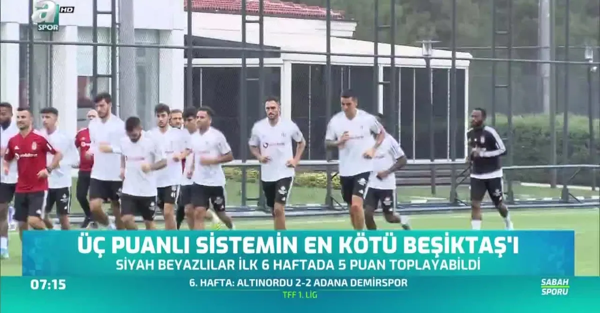Beşiktaş'ta kötü gidişat sürüyor