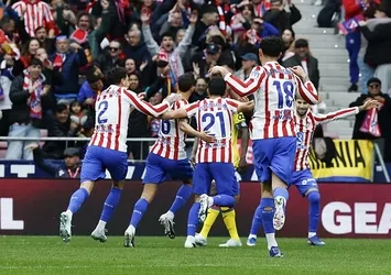 Atletico Madrid tek attı 3 aldı