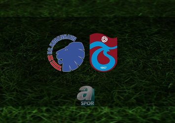 Kopenhag - Trabzonspor ilk 11'ler belli oldu!