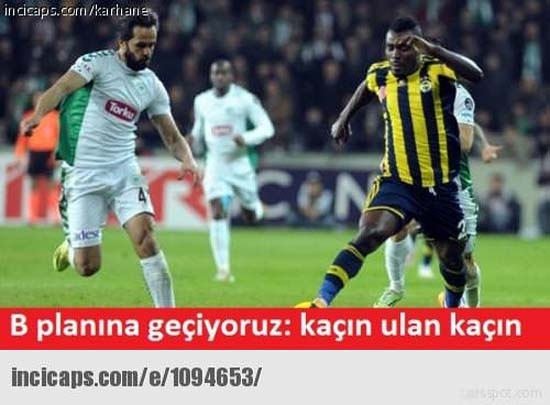 Konyaspor-Fenerbahçe capsleri