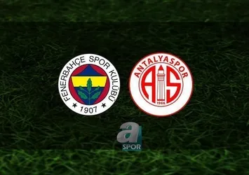 F.Bahçe Antalyaspor'u ağırlıyor!