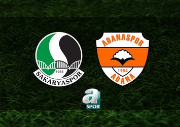 Sakaryaspor-Adanaspor maçı saat kaçta?