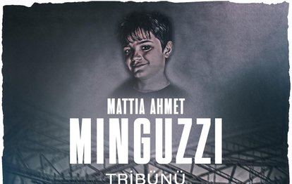 Trabzonspor, Papara Park’taki tribüne Mattia Ahmet Minguzzi’nin ismini verdi