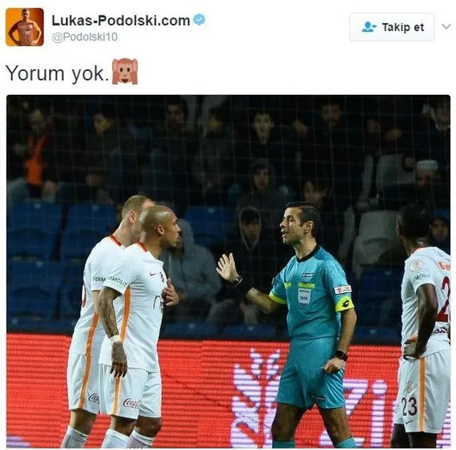 Lukas Podolski'den olay paylaşım - 1