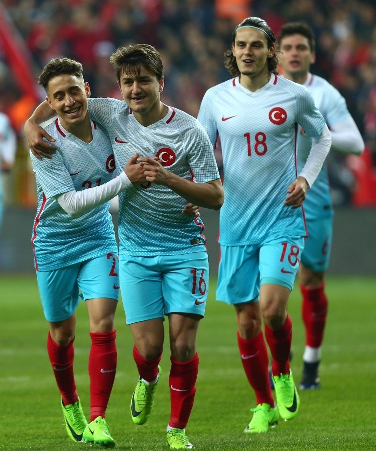 Türkiye - Moldova maçından kareler