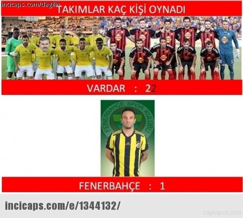 Fenerbahçe - Vardar maçı capsleri güldürdü