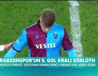 Trabzonspor'un 5. gol kralı Sörloth