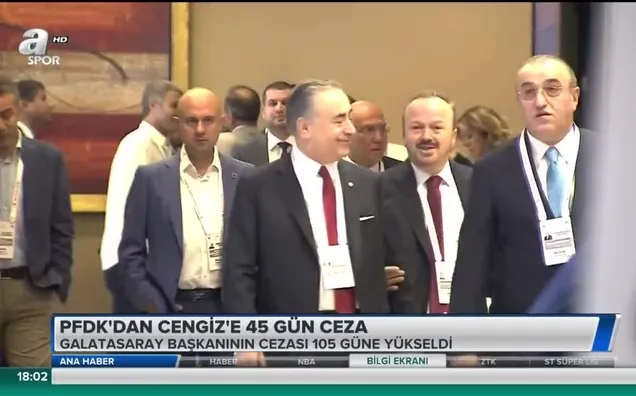 PFDK'dan Cengiz'e 45 gün ceza